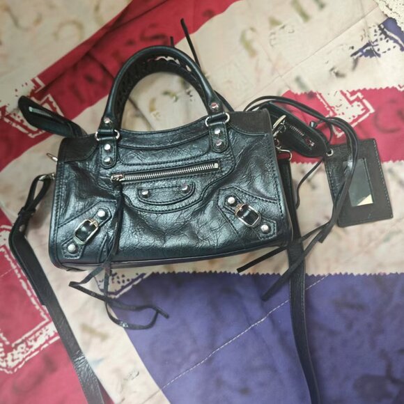 BALENCIAGA Motocross Giant 12 Mini City Bag - Picture 1 of 11